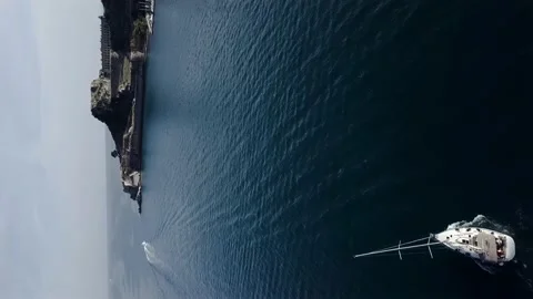 Drone.Greece.Ship. Stock Footage 145718566