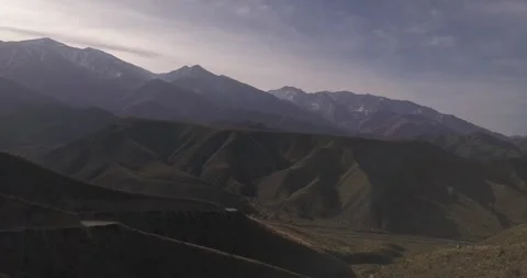 A Drone's Eye View of Argentina's Peaks Stock Footage 274364110