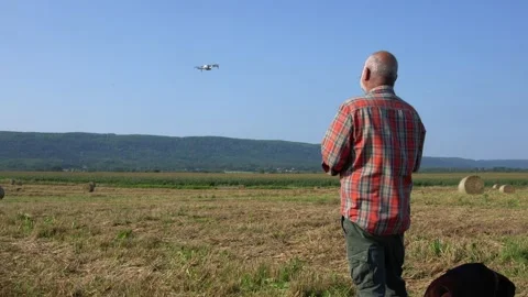Drones for farmers Stock Footage 158899082