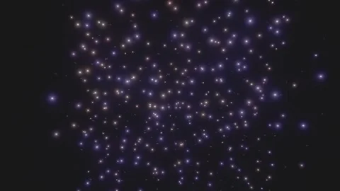 Drones Moving Into Formation During a Light Show Event Stock Footage 289000132