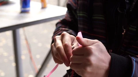 Drones race competition Stock Footage 95803486