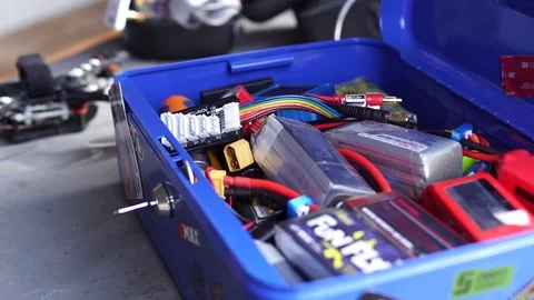 Drones race competition Stock Footage 95803547