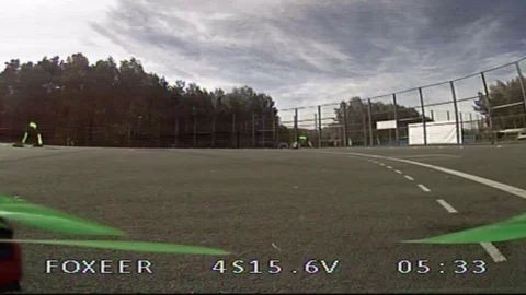 Drones race competition Stock Footage 95803810