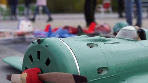 Drones race competition Stock Footage 95804260