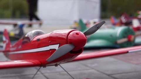 Drones race competition Stock Footage 95804277