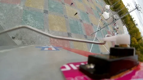 Drones race competition Stock Footage 95805964