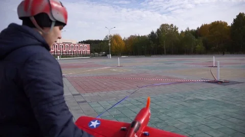 Drones race competition Stock Footage 95805998