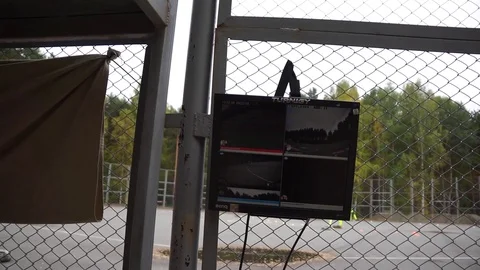 Drones race competition Stock-Footage 95806176