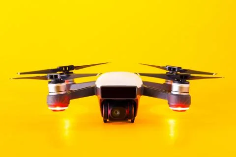 Drones with small white. Stock Photos