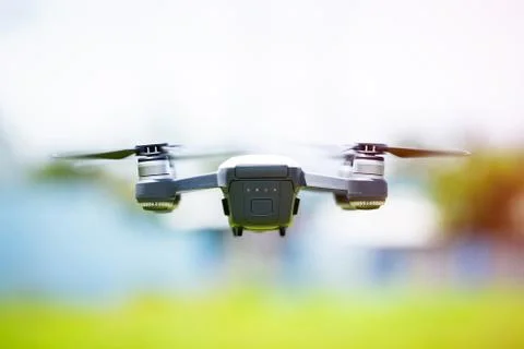 Drones with small white. Foto stock