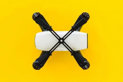 Drones with small white. Stock Photos