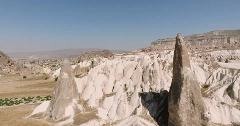 A Drone's View: Cappadocia's Magical Pinnacles Stock Footage 251993030