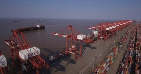 Drone/Shanghai 스톡 동영상 93562589