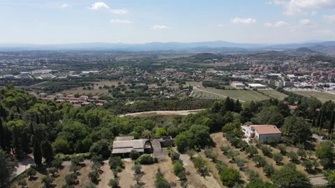Droneshot / Perugia / Umbrien Stock Footage 154368269