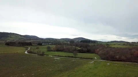 Droning in Trevignano Romano Video stock 100606365