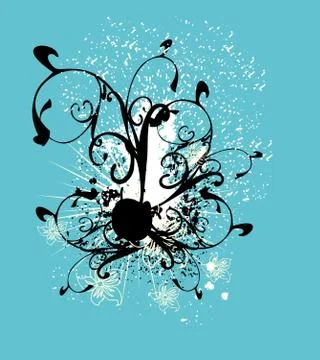 Drop abstract pattern vector art Illustrazione stock