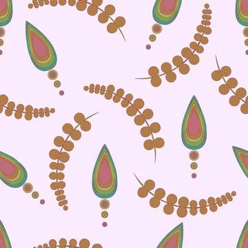 Drop and branch Stock Illustration