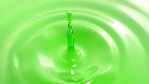 Drop of apple juice macro with the focus effect (drop 1) Stock Illustration