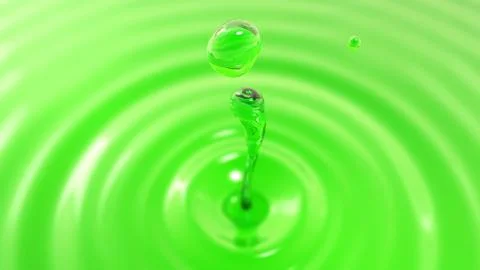 Drop of apple juice macro with the focus effect (drop 2) Stock Illustration
