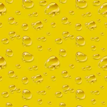 Drop beer seamless background. Or oil drops pattern.Suitable for advertising Stock Illustration