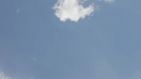 A Drop Of Blood On A Background Of Clouds Stock Footage 91211495