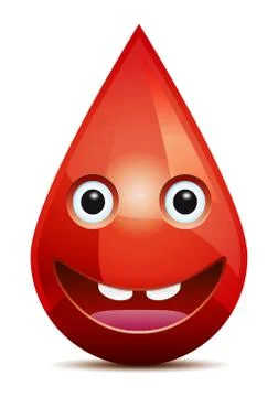 Drop of blood Stock Illustration
