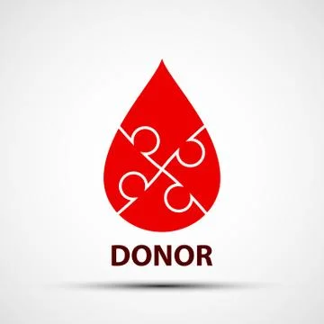 Drop of blood 스톡 일러스트