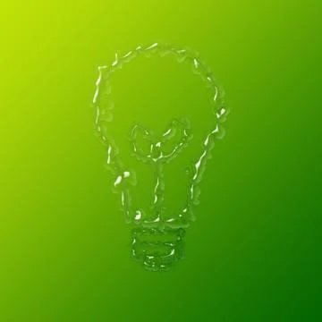 Drop bulb Stock Illustration