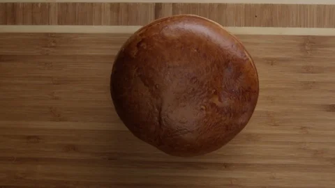 Drop bun in slow motion Stock Footage 98511778