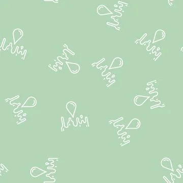 Drop chocolate line seamless pattern Stock Illustration