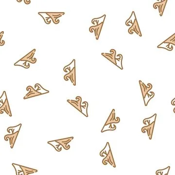 Drop chocolate vector seamless pattern Illustrazione stock
