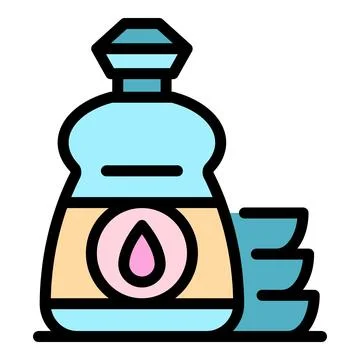 Drop cleaner icon vector flat 스톡 일러스트