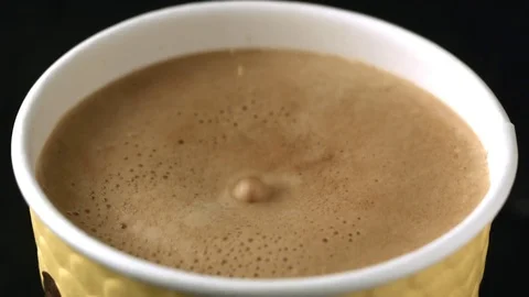   Drop of coffee fall on espresso Stock-Footage 81807336