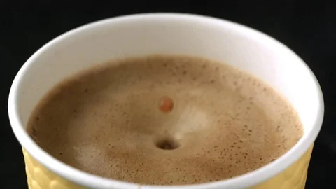   Drop of coffee fall on espresso Stock-Footage 81807619