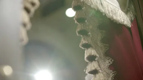 Drop Curtain Close Up Vidéo 96331277