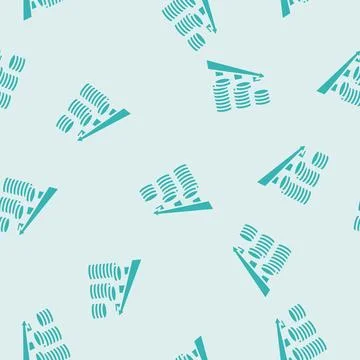 Drop decline fall trend gold coin glyph seamless pattern 스톡 일러스트