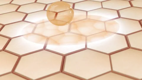 Drop a drop of cream or serum onto the face to bring moisture and radiance t Stock Footage 153137588