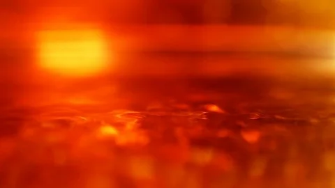 The drop falls into the water Stock Footage 73802486