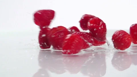 Drop fruits7 Stock Footage