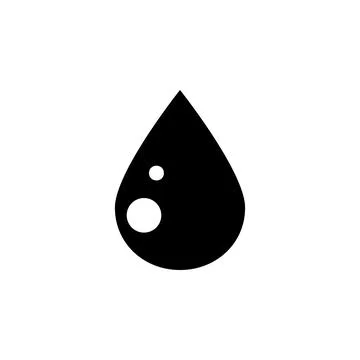 A drop icon. Element of weather elements illustration. Premium quality graphic Stock Illustration