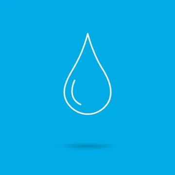 Drop icon Stock Illustration