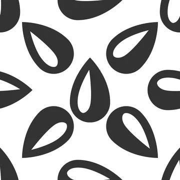 Drop icon seamless pattern on white background. Vector Illustration イラスト素材