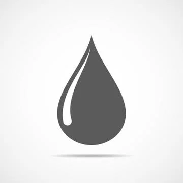 Drop icon. Vector illustration Stock Illustration