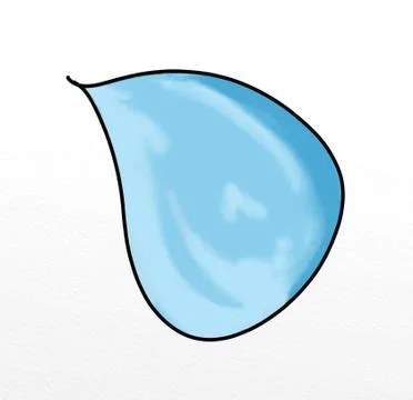 A drop Stock Illustration