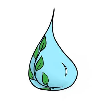 Drop Stock Illustration