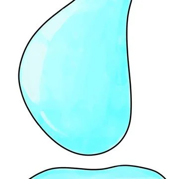 A drop Illustrazione stock