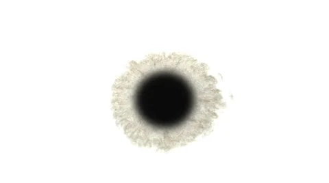 A Drop Of Ink Spreads On A White Background Stock Footage 54046181