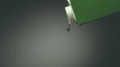 A drop of juice dripping from the package Stock Footage 53037138