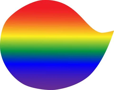 A drop LGBT flag rainbow flag Stock Illustration