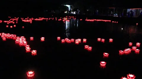 Drop lights festival Stock Footage 64578336